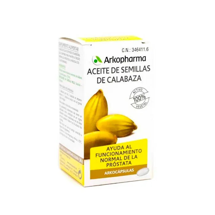 Arkopharma Arkocápsulas Pumpkin Seed Oil, 50 capsules