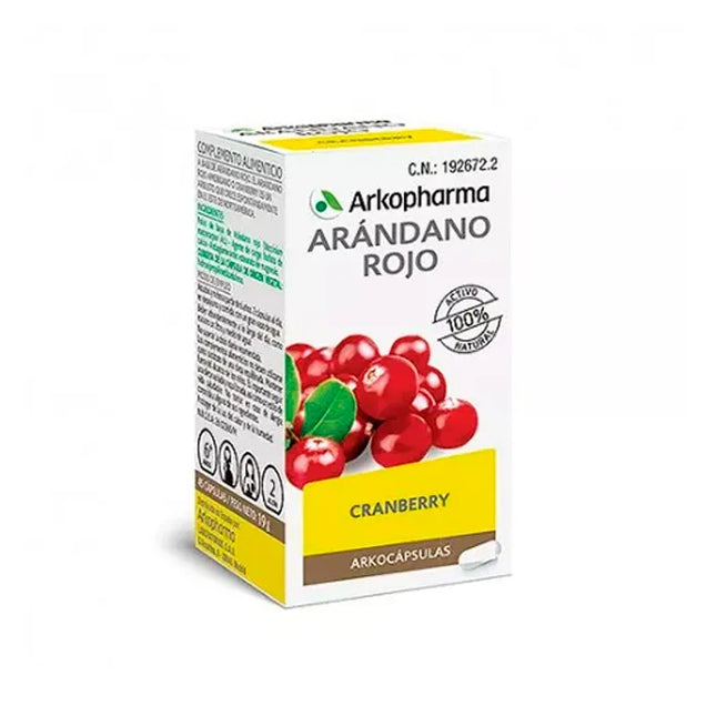 Arkopharma Arkocápsulas Cranberry Cranberries, 45 capsules