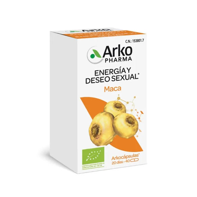 Arkopharma Arkocápsulas Maca, 40 capsules