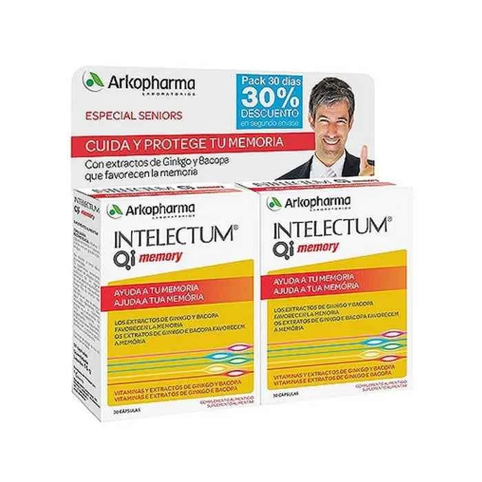 Arkopharma Intelectum Memory Pack 2 x, 30 capsules