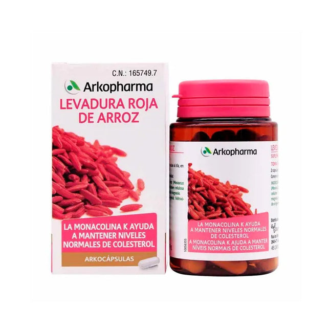 Arkopharma Arkocápsulas Red Yeast Rice, 45 capsules