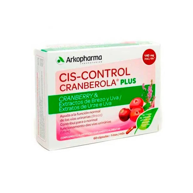 Arkopharma Cranberola Ciscontrol Plus Heather, 60 capsules