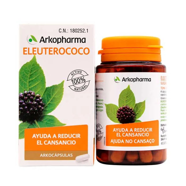 Arkopharma Arkocápsulas Eleutherococcus, 45 capsules
