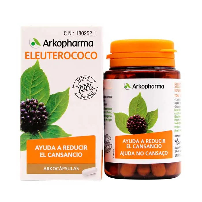 Arkopharma Arkocápsulas Eleutherococcus, 45 capsules