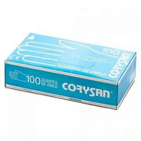 Corysan Guantes De Vinilo Talla Mediana 100 Units Corysan