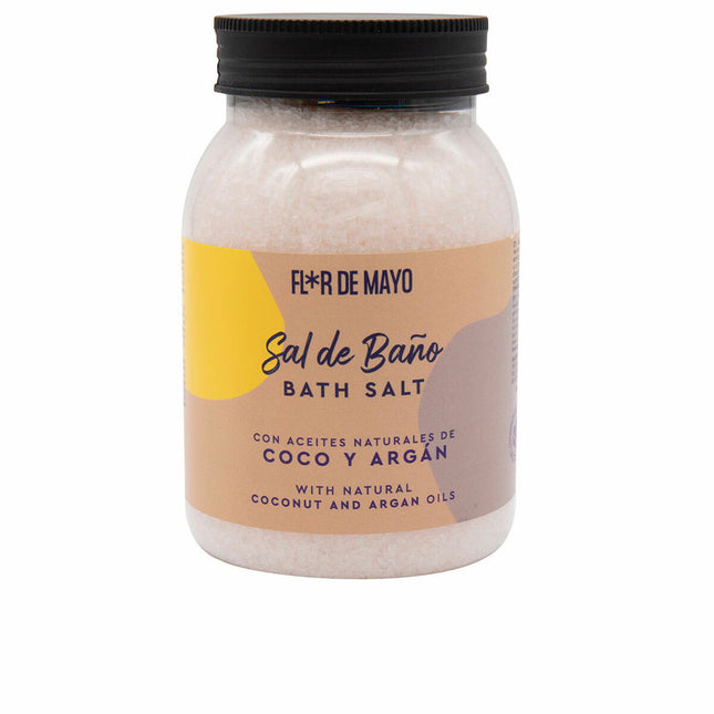 FLOR DE MAYO Sal De Baño Argán y Coco Unisex, 650 g