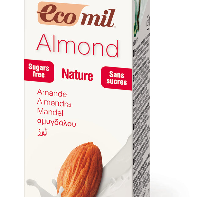 Nutriops Ecomil Almond Nature Bio, 200 ml
