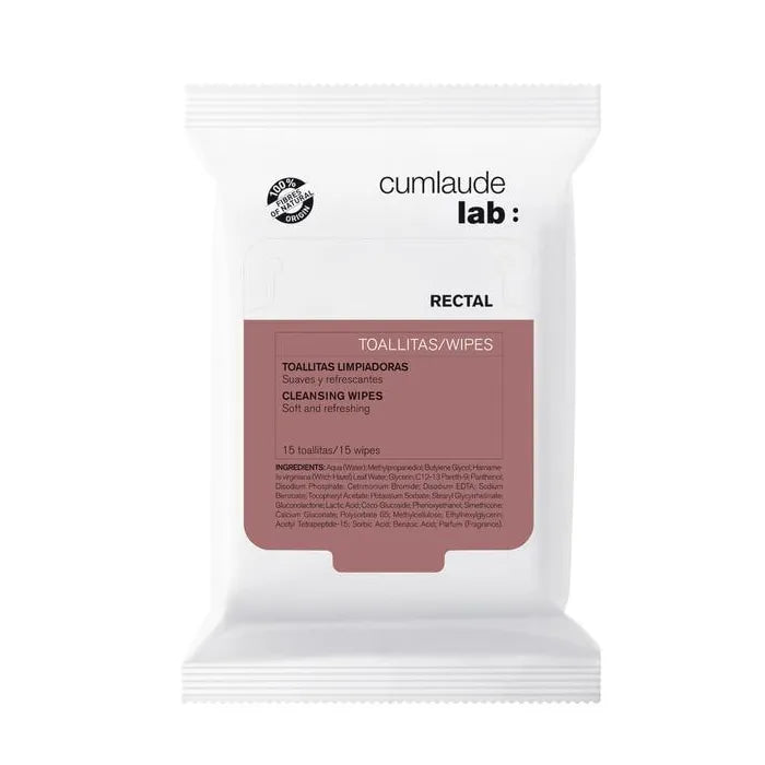 Cumlaude Perianal Wipes, 15 Units