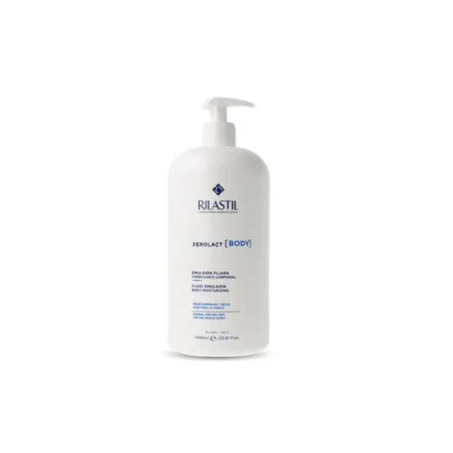 Rilastil Xerolact 6 Body Milk Normal and Dry Skins Unisex, 1000 ml