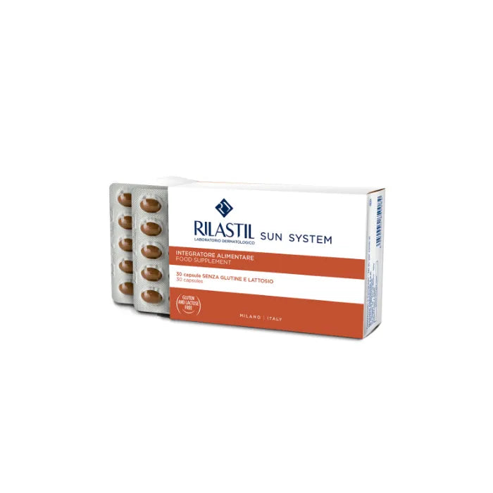 Rilastil Sun System Food Supplement 3x, 30 capsules