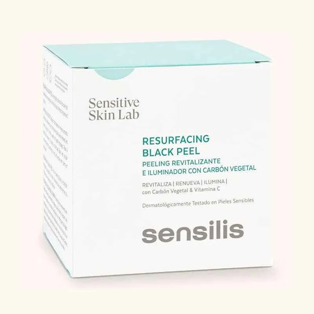 Sensilis Resurfacing Revitalizing And Illuminating Black Peeling Unisex, 50 ml