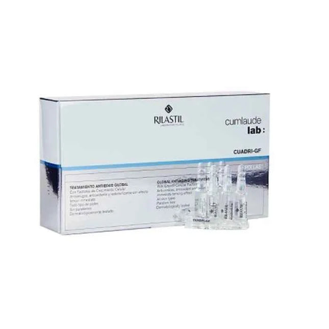 Rilastil Cuadri-Gf Global Anti-Aging Treatment Ampoules Unisex, 10x1.5 ml