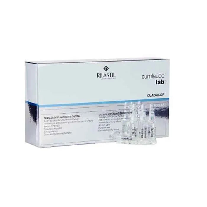 Rilastil Cuadri-Gf Global Anti-Aging Treatment Ampoules Unisex, 10x1.5 ml