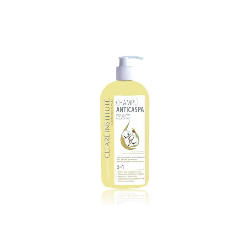 Clearé Institute Champú Anticaspa Unisex, 400 ml