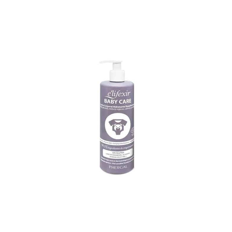 Phergal Elifexir Baby Care Leche Corporal Hidratante Reepitelizante Unisex, 400 ml
