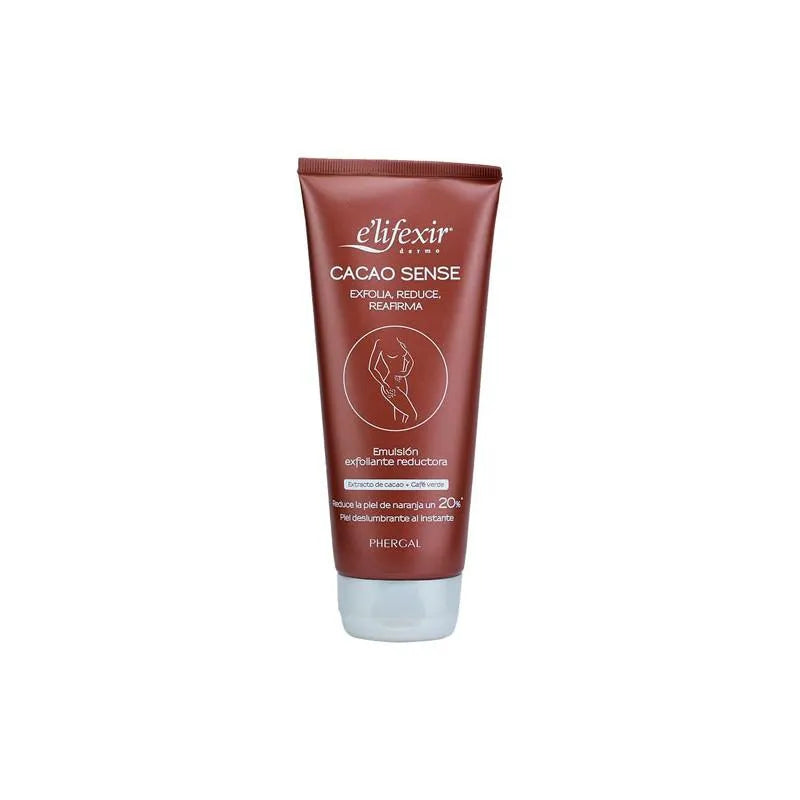Phergal Elifexir Cacao Sense Exfoliante Reductor Unisex, 200 ml