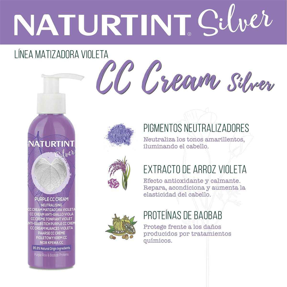 Naturtint Cc Cream Silver Mascarilla Matizadora Unisex, 200 ml
