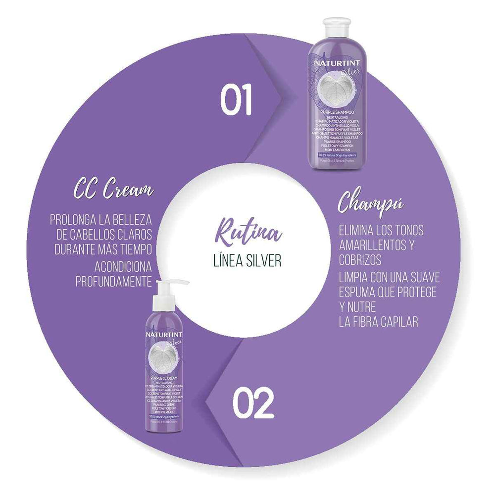 Naturtint Cc Cream Silver Mascarilla Matizadora Unisex, 200 ml