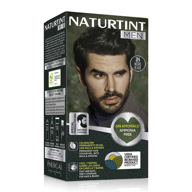 Tinte Pelo Naturtint Men 1n Negro Unisex