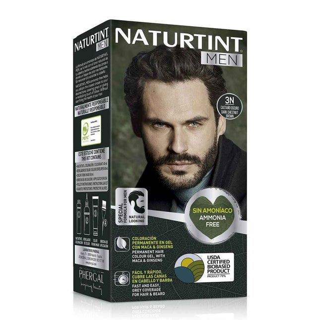Tinte Pelo Naturtint Men 3n Casta?o Oscuro Unisex