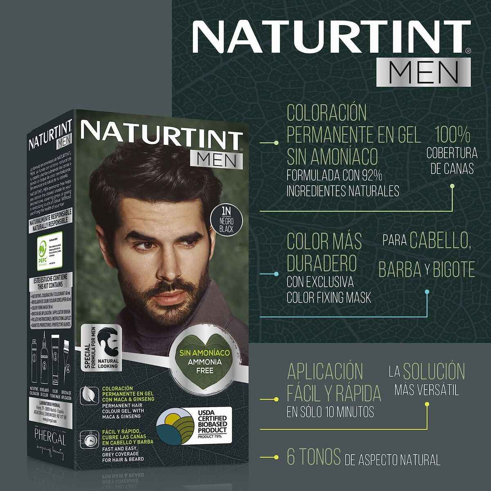Tinte Pelo Naturtint Men 4n Casta?o Natural Unisex