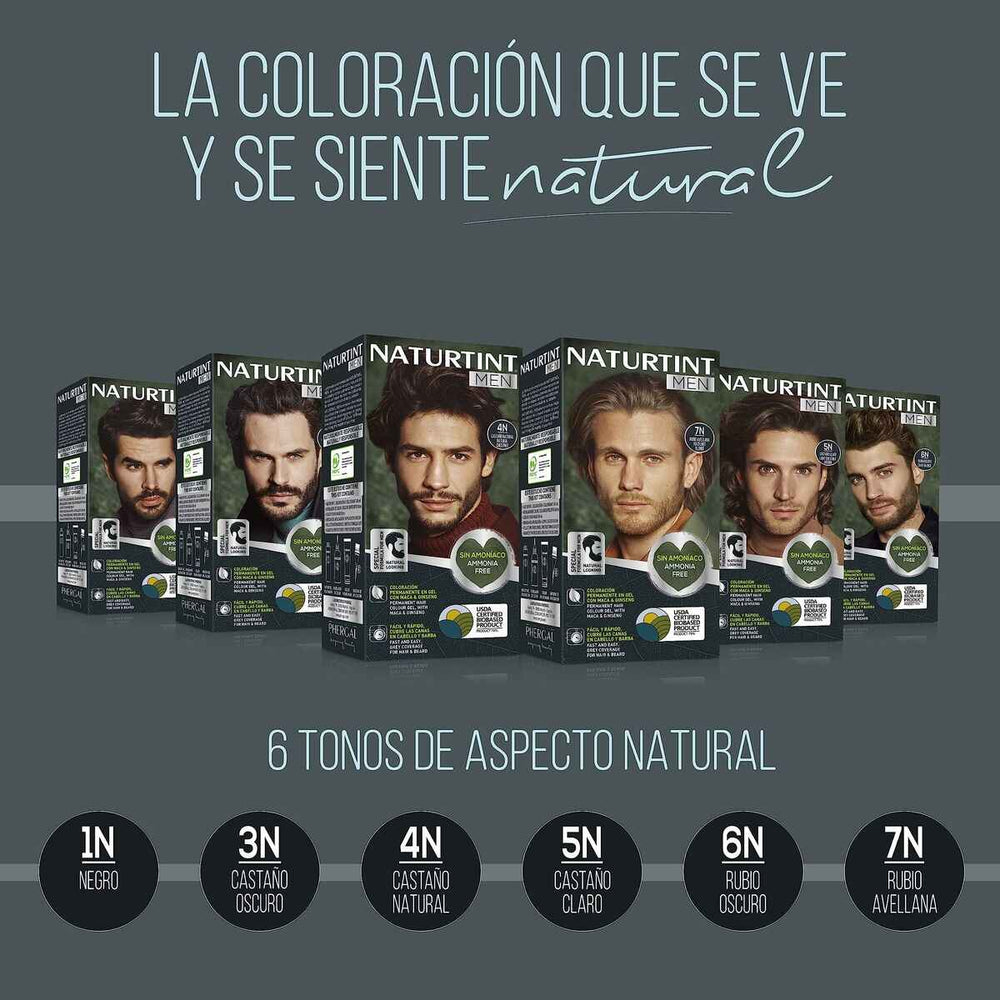 Tinte Pelo Naturtint Men 4n Casta?o Natural Unisex