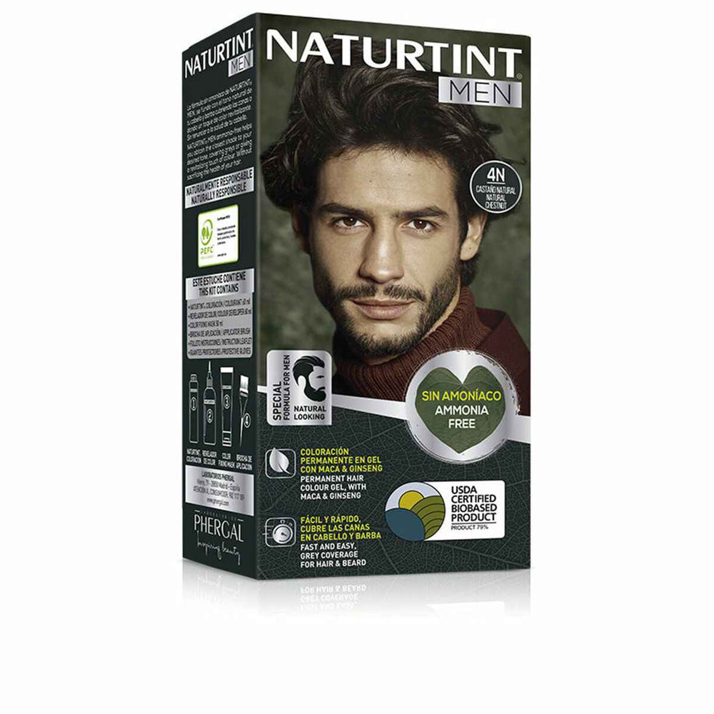 Tinte Pelo Naturtint Men 4n Casta?o Natural Unisex