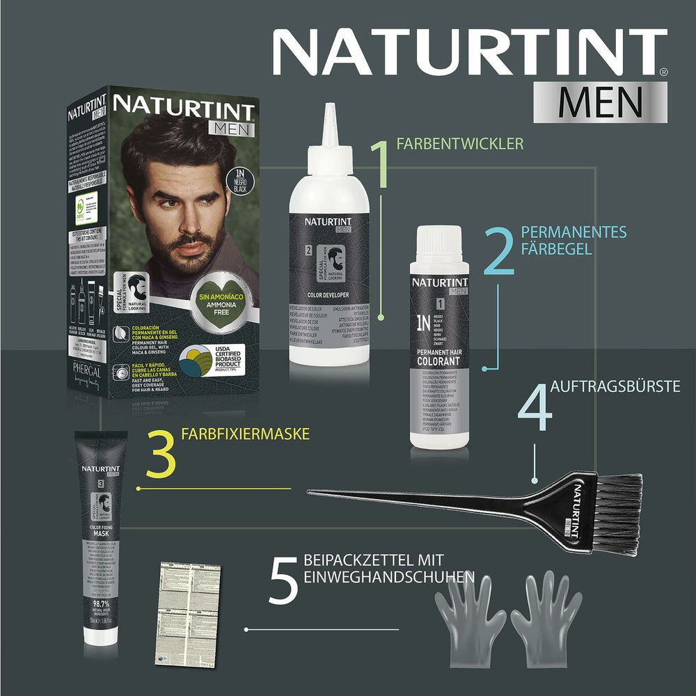 Tinte Pelo Naturtint Men 6n Rubio Oscuro Unisex