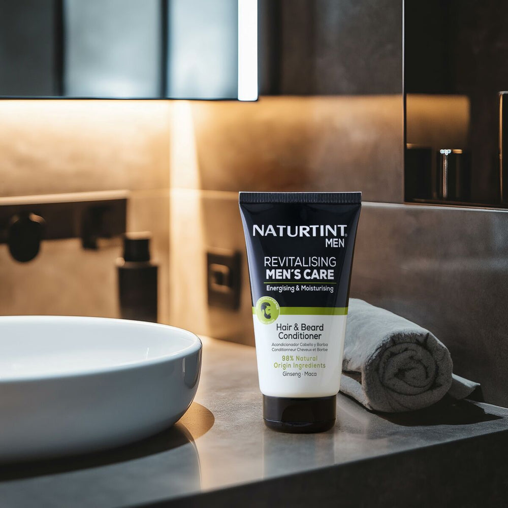 Naturtint Revitalising Men's Care Acondicionador Para Cabello y Barba Fortaleza y Nutrición Unisex, 150 ml