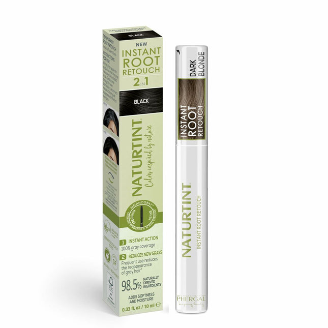Naturtint Instant Root Retouch Retocador Temporal De Canas 2 En 1 Dark Blonde Unisex, 10 ml
