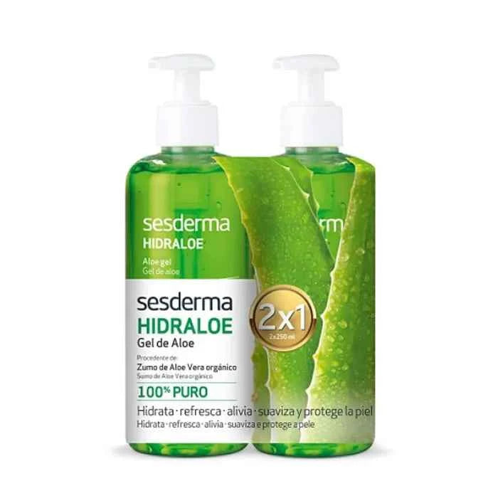 Sesderma Hidraloe Aloe – Gel Unisex, 2x250 ml