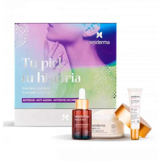 Sesderma Antiedad Acglicolic + Retiage Unisex, Set 3 Pieces