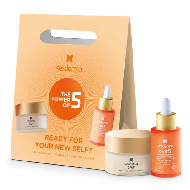 Sesderma C-Vit Cream 50 ml + C-Vit – Serum 30 ml Unisex, Set 2 Pieces