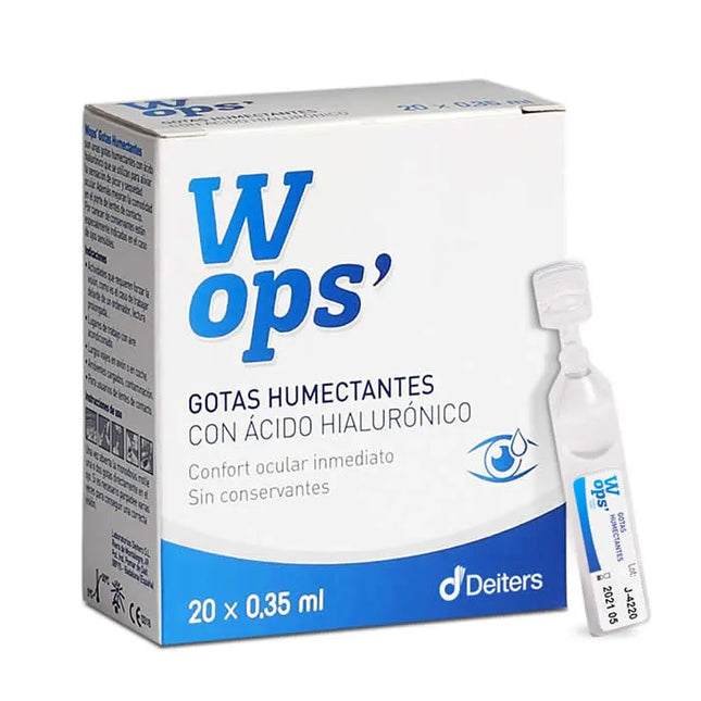 Deiters Wops Moisturising Drops Single Dose Unisex, 20 Units