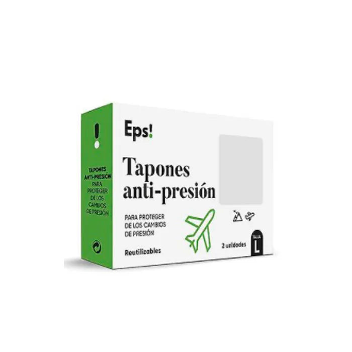 EPS Anti-Pressure Ear Plugs Size L, 2 Units