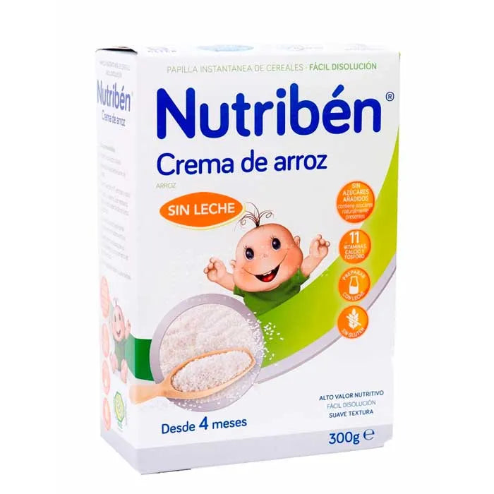 Nutriben Nutribén Gluten Free Rice – Cream, 300 g