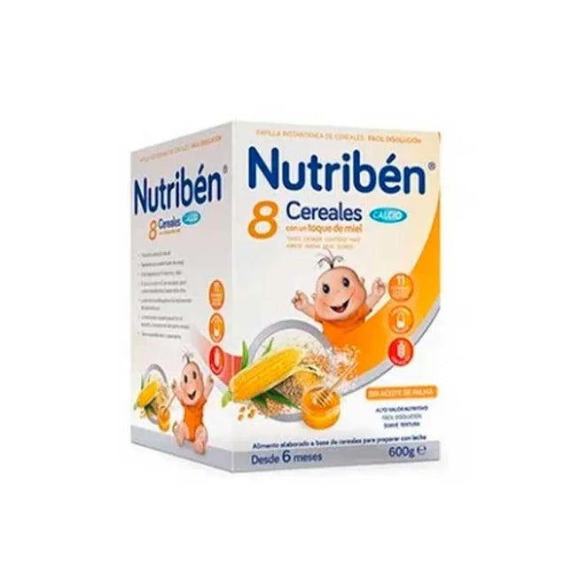 Nutriben Nutribén 8 Honey Calcium Cereals, 600 g