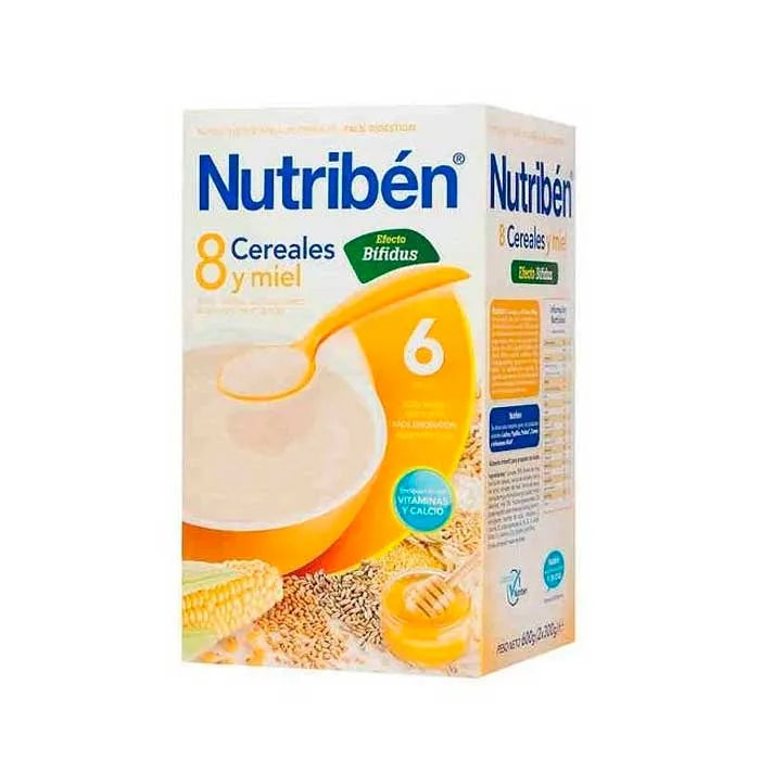 Nutriben Nutribén 8 Cereals and Honey Bifidus, 600 g