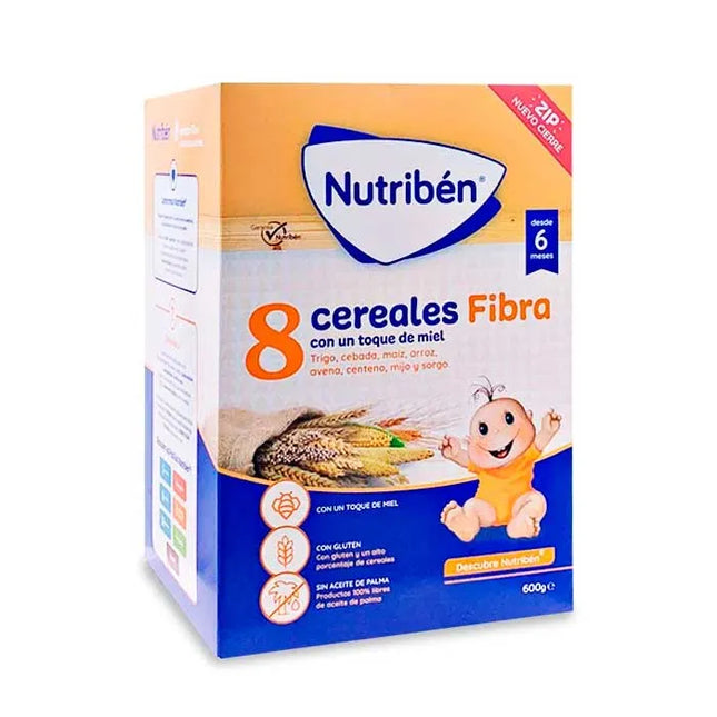 Nutriben Nutribén 8 Cereals and Honey Fibre, 600 g