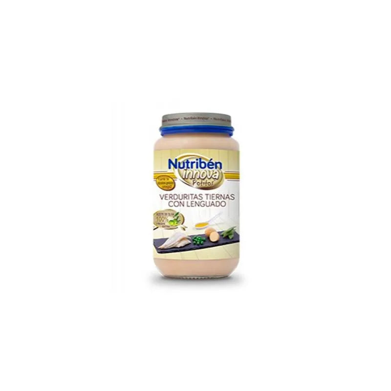Nutriben Nutribén Innova Potito Verduritas Tiernas Con Lenguado, 250 g