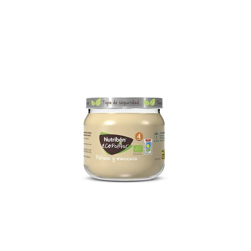 Nutriben Nutribén Ecopotitos Inicio Fruta Plátano y Manzana, 120 g