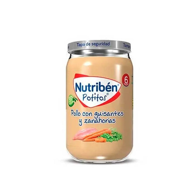 Nutriben Nutribén Chicken with Peas and Carrot, 235 g