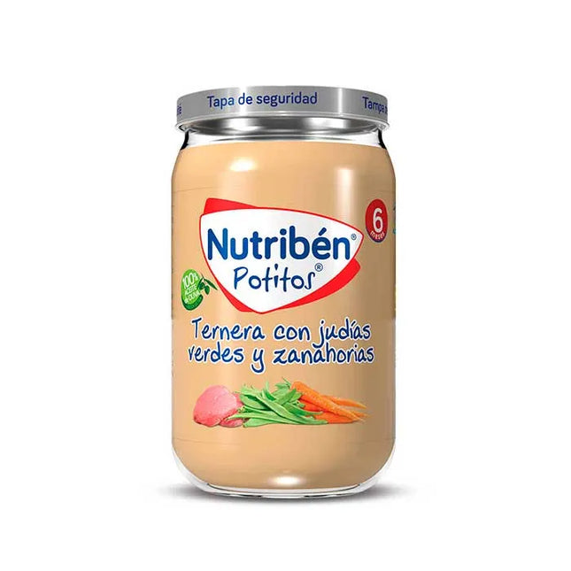 Nutriben Nutribén Beef with Green Beans and Carrot, 235 g