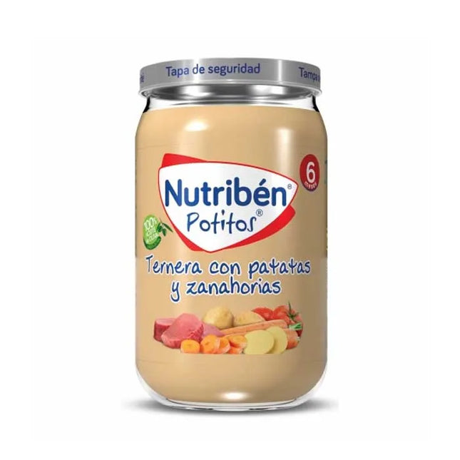 Nutriben Nutribén Potito Beef, Potatoes and Carrot, 235 g