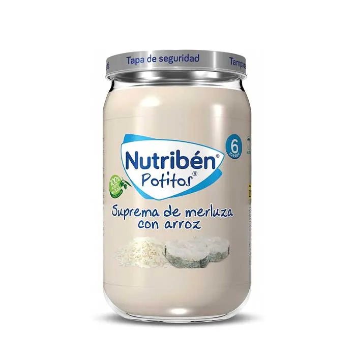 Nutriben Nutribén Potito Hake, Peas and Carrot, 235 g