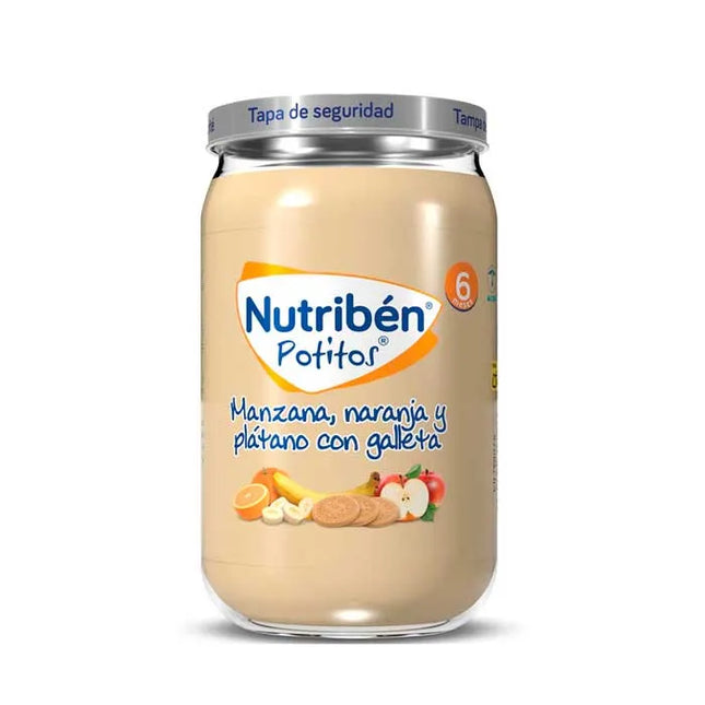 Nutriben Nutribén Apple, Orange, Banana, Banana and Biscuits Potito, 235 g