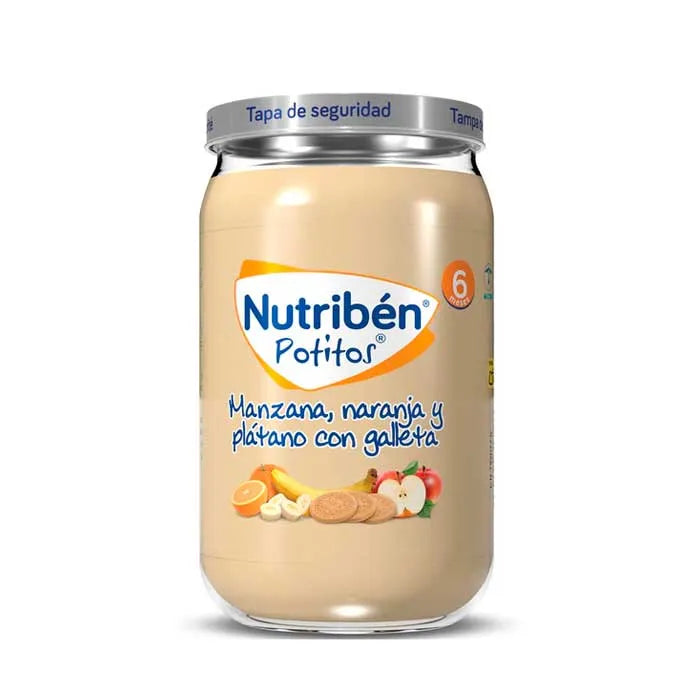 Nutriben Nutribén Apple, Orange, Banana, Banana and Biscuits Potito, 235 g