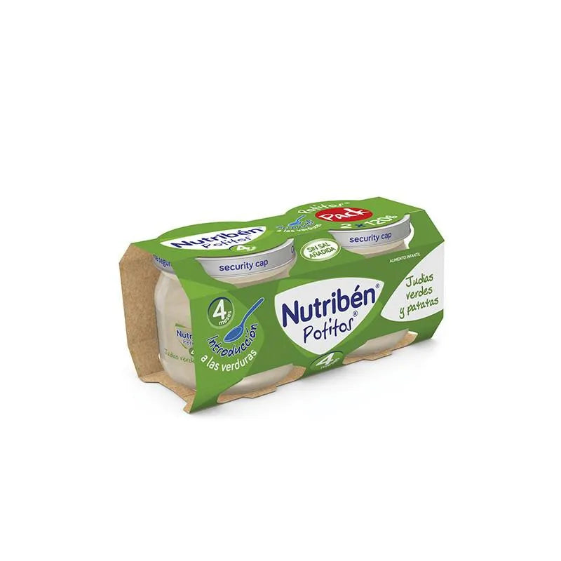 Nutriben Nutribén Potito Introducción Bipack Judías Verdes Con Patatas, 2x 120 g