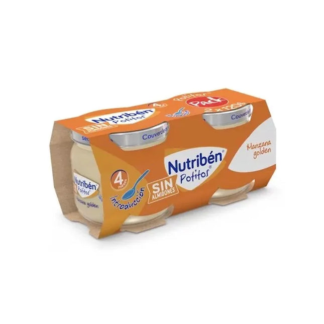 Nutriben Golden Apple Potito Unisex, 2 x 120 g
