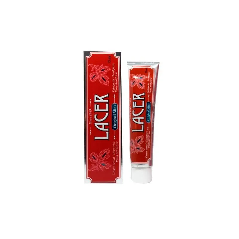 Lacer Original Mint Toothpaste, 75 ml